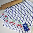 D50649CHERRIES3 Irish Designed Jacquard Tea Towel - Set of 3 Gaelsong
