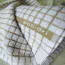 D50650BEIGE3 Irish Jacquard Woven Tea Towel - Set of 3 Close Up Gaelsong

