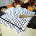 D50650BLACK3 Irish Jacquard Woven Tea Towel - Set of 3 Gaelsong
