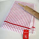 D50650RED3 Irish Jacquard Woven Tea Towel - Set of 3 Gaelsong
