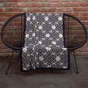 Celtic Novelty Wool Throw Navy Color Gaelsong