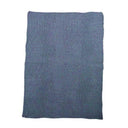 D50662 Color BLUE Patchwork Aran Wool Throw Studio Gaelsong