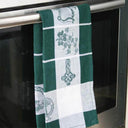 Green Irish Symbols Tea Towel Gaelsong
