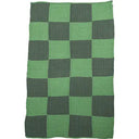 D50674  Color GREEN Aran Wool Intarsia Throw Gaelsong