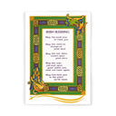 Cotton Irish Blessing Tea Towel Studio Gaelsong