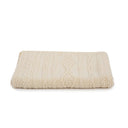 D50709 Achill Fisherman Diamond Knit Aran Throw in White Color Studio Gaelsong