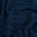 D50709 Achill Fisherman Diamond Knit Aran Throw in Ocean Blue Color Gaelsong