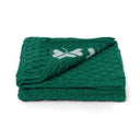 Merino Wool Honeycomb Throw with Shamrocks Studio Gaelsong