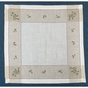 D50719 Square Embroidered Irish Shamrock Tablecloth Gaelsong