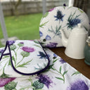 D50720 TEA COSY and DOUBLE GLOVEScottish Thistle Home Kitchen Textiles Gaelsong
