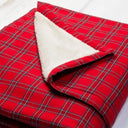 D50728 Flannel Red Royal Stewart Tartan Blanket Studio Gaelsong