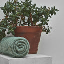 D50732 SEAFOAM GREEN Colour Supersoft Merino Chunky Cable Knit Throw Compact Size Gaelsong
