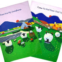 Colorful Irish Sheep Tea Towels Gaelsong