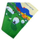 D50738 FEET UP Colorful Irish Sheep Tea Towels Gaelsong
