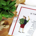 D50740 In Times of Stress Humorous Tea Towel Closeup View Gaelsong
