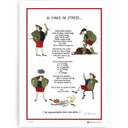 D50740 In Times of Stress Humorous Tea Towel Gaelsong
