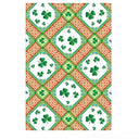 D50749 Cotton Irish Designed Kitchen Towels Diamonds Shamrock Gaelsong
