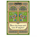 D50749 Cotton Irish Designed Kitchen Towels Peacock Gaelsong
