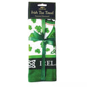 D50749 Cotton Irish Designed Kitchen Towels Scattered Shamrock Gaelsong
