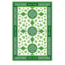 D50749 Cotton Irish Designed Kitchen Towels Scattered Shamrock Gaelsong
