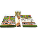D50757 Celtic Peacock Tea Towels Set of 2 Gaelsong
