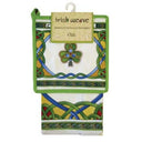 Irish Symbols Celtic Weave Cotton Tea Towels Set of 2  Gaelsong
