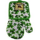 Irish Shamrock Kitchen Linens Glove and Pot Holder Gaelsong