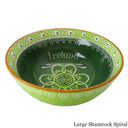 D60009SHAMROCK-LARGE Celtic Bowls Gaelsong
