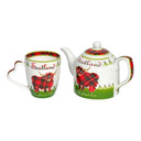 D63032S1MUGTEAPOT New Bone China Highland Cow Tea Collection Gaelsong
