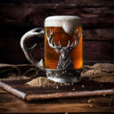 D63042 Stag Glass Tankard Lifestyle Gaelsong