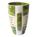 Bone China Irish Blessing Kitchen Mug Back View Gaelsong
