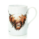 D63049 Highland Cow Porcelain Mug Gaelsong