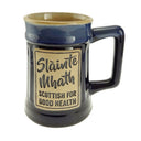 D63075 Blue Slainte Mhath Stoneware Beer Mug Gaelsong