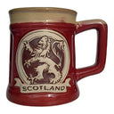 D63076 Red Scotland Rampant Lion Beer Mug Gaelsong