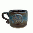 Handmade Triskelion Celtic Coffee Mug Studio Gaelsong
