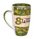 Traditional Bone China Irish Kitchen Mug Front View  Gaelsong