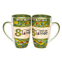 Traditional Bone China Irish Kitchen Set 2 Mugs  Gaelsong