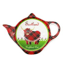 Bone China Highland Cow Teabag Holder Gaelsong
