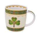 D63132 Ireland Shamrock Coffee Mug Front View Design Gaelsong
