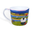 D63139 Whimsical New Bone China Sheep Mug Side View Gaelsong