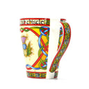D63154 SINGLE Scottish Thistle Mug Collection Closeup Side Handle Knot Design Gaelsong
