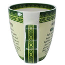 D63156 MUG Traditional Irish Blessing China Tea Set Closeup Handle View Gaelsong
