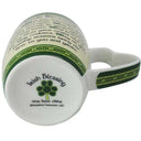 D63156 MUG Traditional Irish Blessing China Tea Set Back Side Gaelsong
