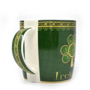 Shamrock Spiral Irish Tea Collection Mug Back View Gaelsong