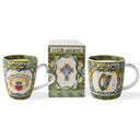 D63159 Irish Weave Coffee Mug Set of 2 Side View Gaelsong
