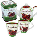 Highland Cow Desgined Scotland Tea Set Gaelsong