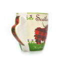 D63166 MUG Highland Cow Desgined Scotland Tea Set Gaelsong