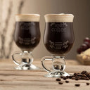 D63170 Crystal Irish Coffee Glasses Set of 2 Gaelsong
