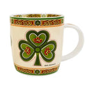 D63174 Book of Kells Designed Shamrock Mug Gaelsong
