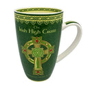 Irish Green Celtic High Cross Coffee Mug Gaelsong